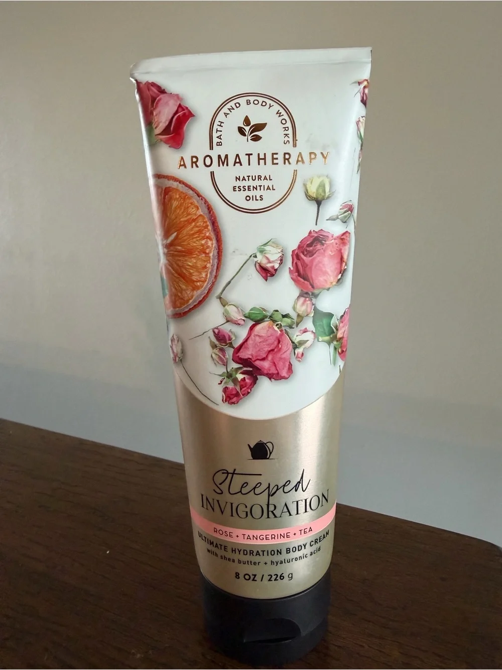 Bath & Body Works Aromatherapy Steeped Invigoration Rose Tangerine Tea Cream